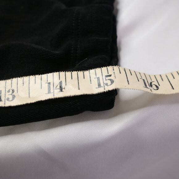 Chicos Travelers 3 Womens 16 Black Indiya Capri Pants Drawstring Hem High Rise - Picture 7 of 7